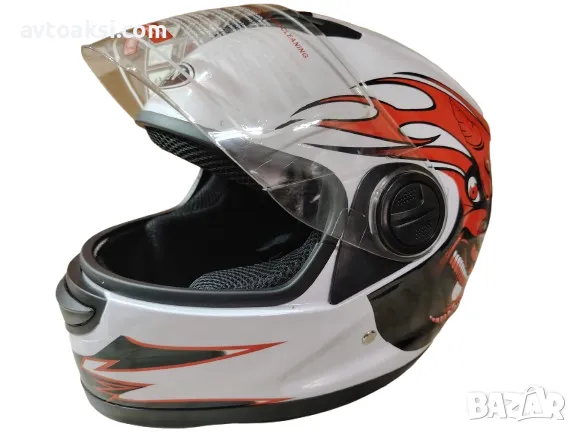 Каска за Мотор/Скутер-854, снимка 4 - Аксесоари и консумативи - 48956681