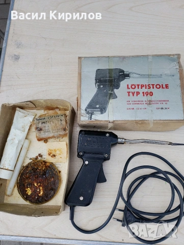 Индукционен Поялник ГДР производство , снимка 5 - Други инструменти - 53788103