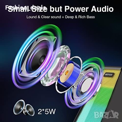 Нов USB Високоговорител за компютър, Bluetooth/RGB светлинни ефекти Игри, снимка 6 - Друга електроника - 41466102