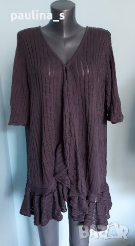 Шармантна жилтеки тип наметка / голям размер , снимка 2 - Жилетки - 44415761