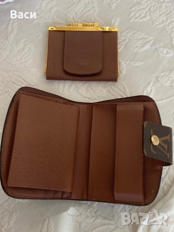 Louis Vuitton портмоне естествена кожа, снимка 6 - Портфейли, портмонета - 51633581