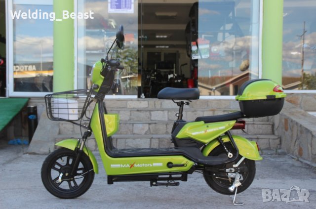 Електрически скутер-велосипед EBZ14 500W - GREEN, снимка 7 - Мотоциклети и мототехника - 41827700