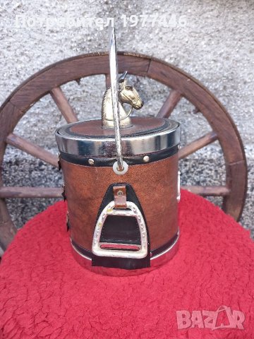 Антикварен ледарник , снимка 3 - Антикварни и старинни предмети - 39317538