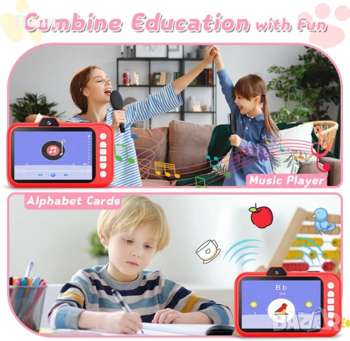 CHAKEYAKE Toddler Digital Rotating Camera – Малък фотоапарат, големи усмивки, снимка 2 - Фотоапарати - 53625427