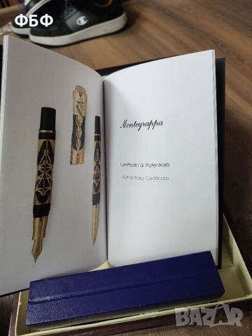 Montegrappa луксозна кутия , снимка 8 - Антикварни и старинни предмети - 53231506