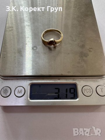 Продавам Златен Дамски Пръстен 14к, снимка 3 - Пръстени - 42181358