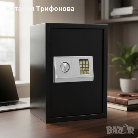 Електронен сейф 43L с аварийни ключове и монтажни болтове – Сигурност и защита за ценни вещи, снимка 2 - Друга електроника - 53211552