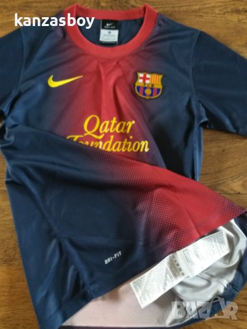 NIKE FC BARCELONA 2012/13 - страхотна юношеска тениска КАТО НОВА, снимка 6 - Детски тениски и потници - 41948535