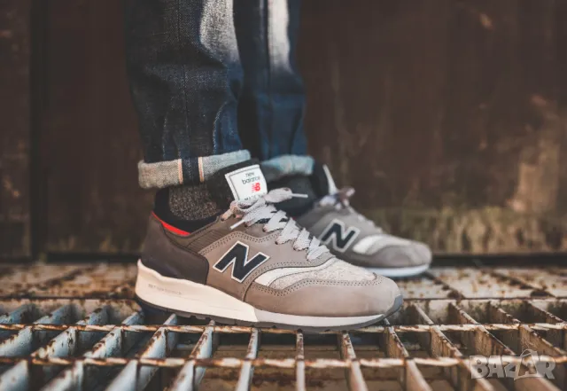 маратонки Made in USA New Balance M997WL x Woolrich : вълнен модел номер 42 ,5, снимка 2 - Маратонки - 47519646