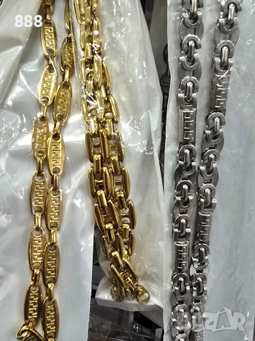 мъжки ланци синджири, снимка 6 - Колиета, медальони, синджири - 52983218