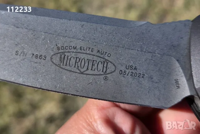 Microtech SOCOM Elite Auto TE APO, снимка 3 - Ножове - 56407394