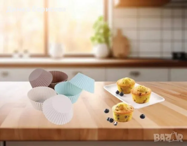 Форми за мъфини Luigi Ferrero Norsk 6 броя, снимка 1