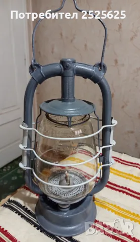 Голям германски газен фенер, снимка 2 - Декорация за дома - 49518615