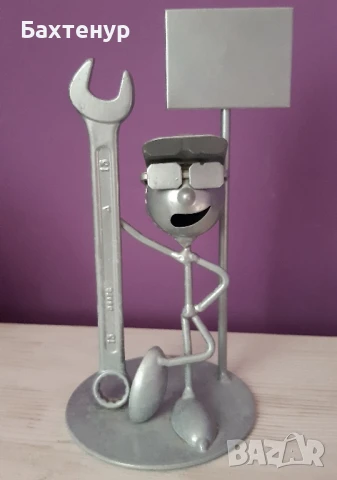 метална статуетка майстор , снимка 2 - Статуетки - 51226005