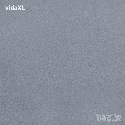 vidaXL Трапезни столове, 4 бр, светлосиви, кадифе, снимка 8 - Столове - 56146840