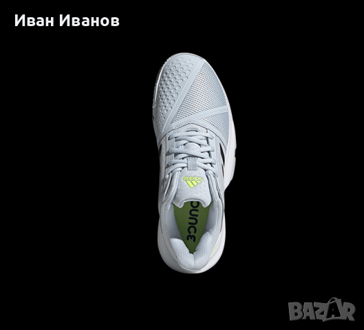 маратонки за тенис Adidas Courtjam Bounce CLAY  номер 37,5-38 , снимка 3 - Маратонки - 36288933