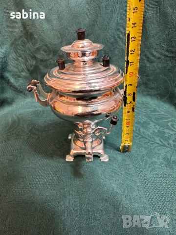 Винтидж руски сувенирни самовари, произведени в СССР около 1975 г, в два варианта, снимка 6 - Антикварни и старинни предмети - 52341093