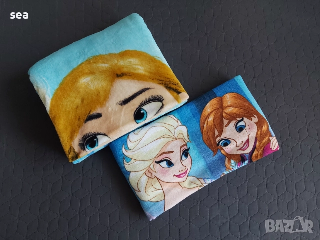 Елза и Анна ❄️ Одеяло и хавлиена кърпа, снимка 3 - Спално бельо и завивки - 51616860