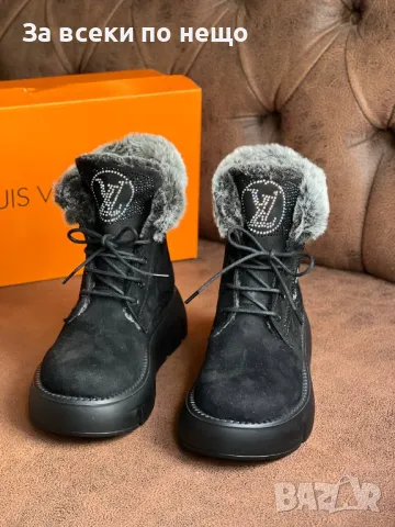 Дамски боти Louis Vuitton - Налични различни цветове Код D1234, снимка 8 - Дамски боти - 47755603