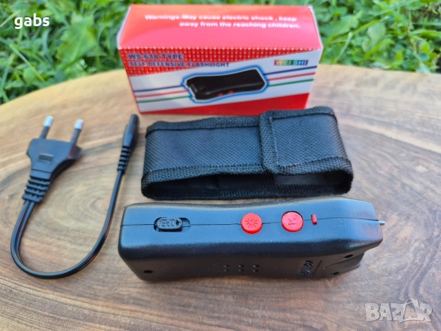 Компактен електрошок WS 618 TYPE, снимка 3 - Екипировка - 51732253