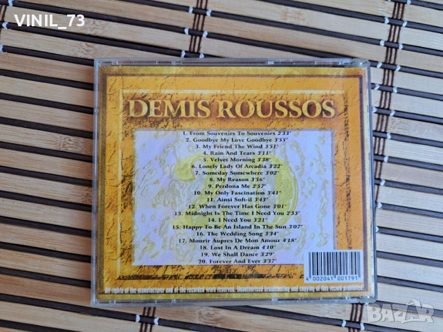 Demis Roussos – 20 Golden Hits, снимка 3 - CD дискове - 50601901