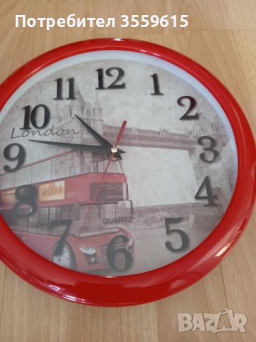 стенен кварцов часовник Лондон, снимка 2 - Други стоки за дома - 42277773