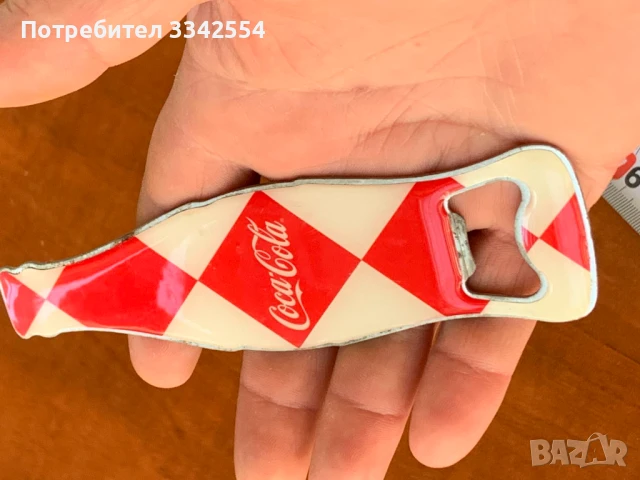 ОТВАРАЧКА СТАРА ЕМАЙЛИРАНА КОКА КОЛА COCA COLA, снимка 2 - Други ценни предмети - 50914476