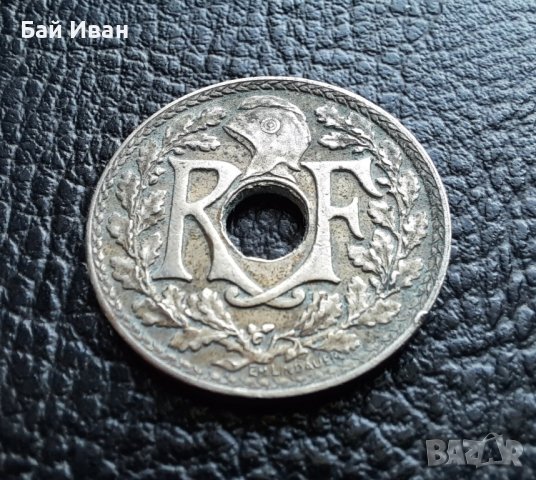 Стара монета 10 сантима 1936 г. Франция - топ !, снимка 10 - Нумизматика и бонистика - 42211418