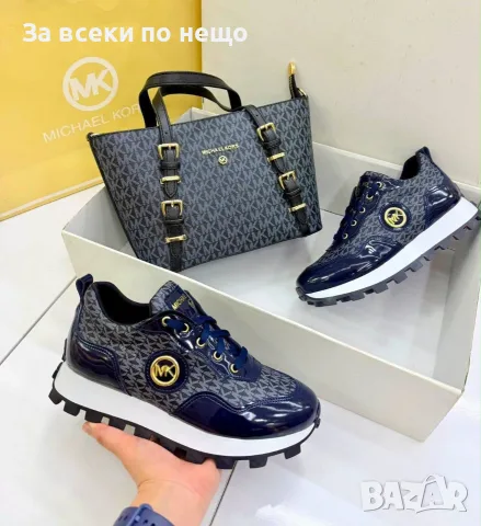 Michael Kors Дамски Маратонки👟Дамски Спортни Обувки Майкъл Корс - Бели Или Черни Код SEM-878
