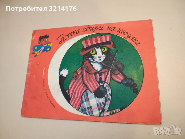 Котка свири на цигулка 