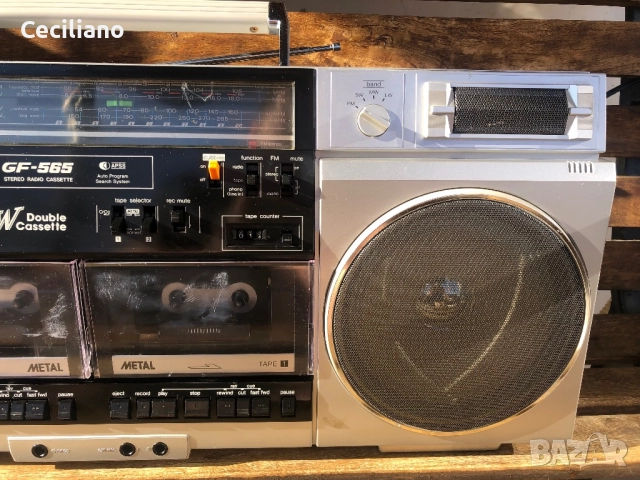 🎄SHARP GF 565H (45w) -радиокасетофон, снимка 5 - Радиокасетофони, транзистори - 52800191
