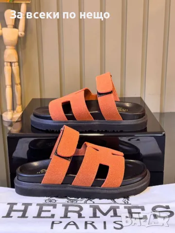Hermes Дамски Чехли Хермес - Налични Различни Цветове Код E276, снимка 11 - Чехли - 50415392