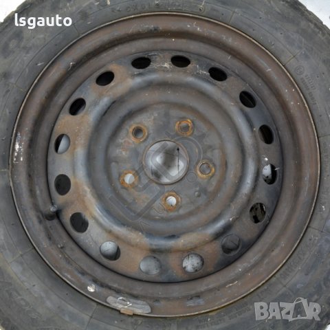 Стоманени джанти 5x114.3 с гуми R15 Toyota Avensis Verso 2001-2009 ID:109981, снимка 5 - Части - 42017385