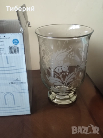 Кристална ваза/Villeroy & Boch нова, снимка 10 - Вази - 53753092