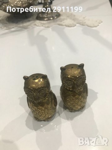 Солница и пиперница бухалче, снимка 2 - Аксесоари за кухня - 38911397