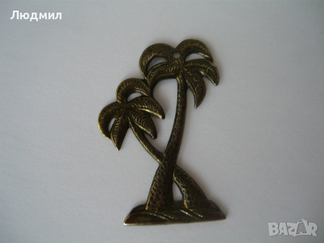 Метална апликация - палми