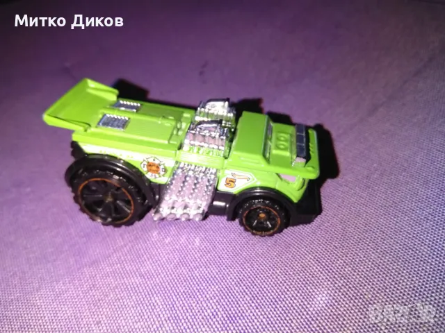 Hot Wheels 2014 Backdrafter HW Rescue Green Loose колекционерска количка, снимка 4 - Колекции - 50256824