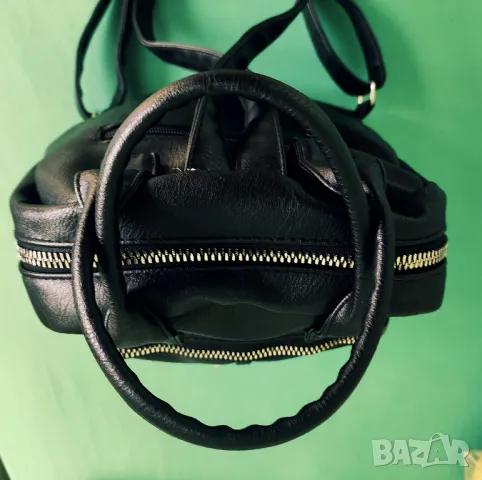 "Sisley"-кожена раница, снимка 4 - Раници - 48270765