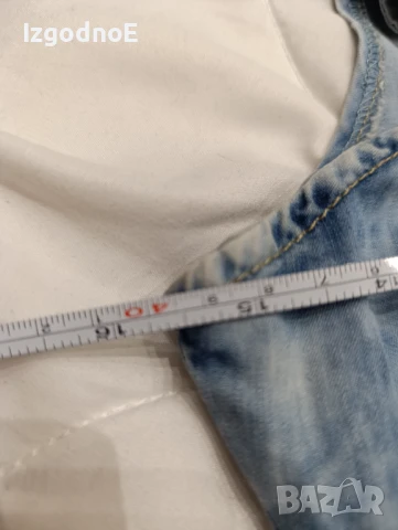 Дънкова рокля с презрамки и интересен гръб , снимка 9 - Рокли - 50502325