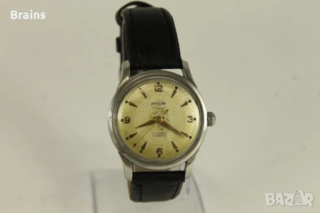 1950's ENICAR ULTRASONIC Automatic 17 Jewels Стоманен, снимка 2 - Антикварни и старинни предмети - 50735527