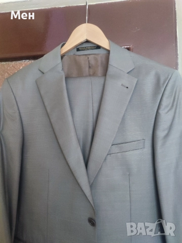 Спортно елегантен мъжки костюм fit slim., снимка 3 - Костюми - 52028308