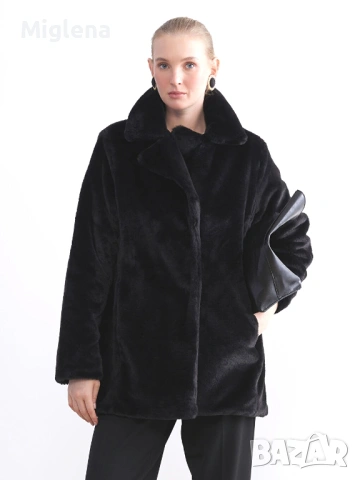 Дамско кожено палто , снимка 5 - Палта, манта - 53110373