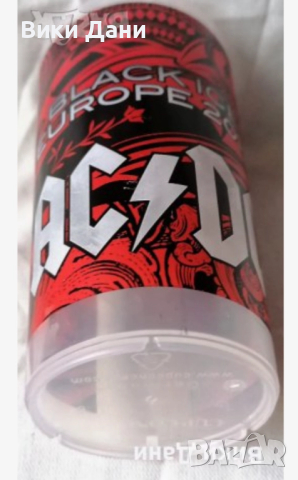 колекционерски чаши порцелан стъкло Дисни AC-DC 