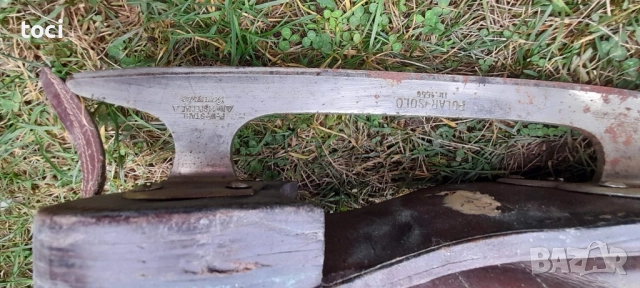 За колекционери винтидж кънки за лед много стари но запазени, снимка 4 - Антикварни и старинни предмети - 51704079