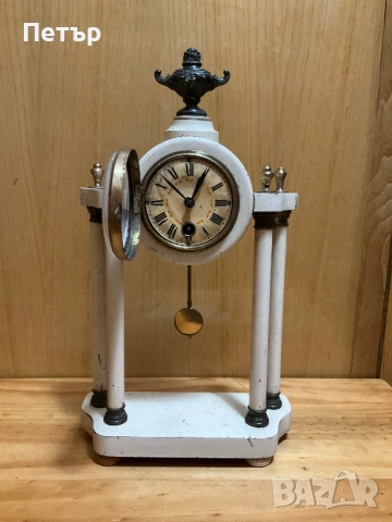 Механичен часовник за камина "Junghans", снимка 2 - Други - 53697796