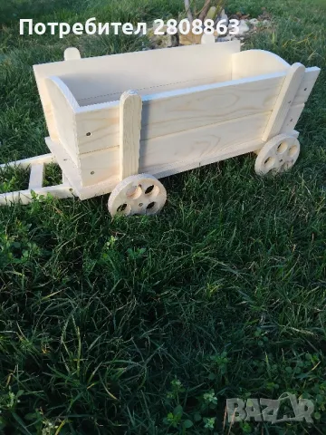 Декоративна каручка, снимка 11 - Декорация за дома - 48921600