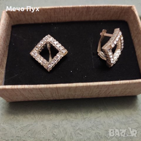 Сребърни обеци (91), снимка 3 - Обеци - 41388853