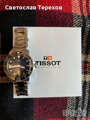 Продавам нов мъжки часовник” TISSOT Seastar”Автомат, снимка 3 - Мъжки - 38881697