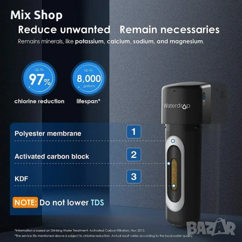 Нова Система за филтриране на вода, Waterdrop, 10UA, директно свързване, снимка 9 - Други стоки за дома - 53429518