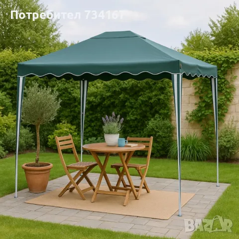 Градинска шатра Muhler G1017 300x400xH250см, снимка 2 - Градински мебели, декорация  - 50355532